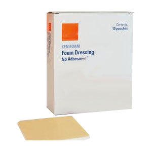 ZeniFOAM Polyurethane foam dressing – no adhesive, no border - Pack of 10